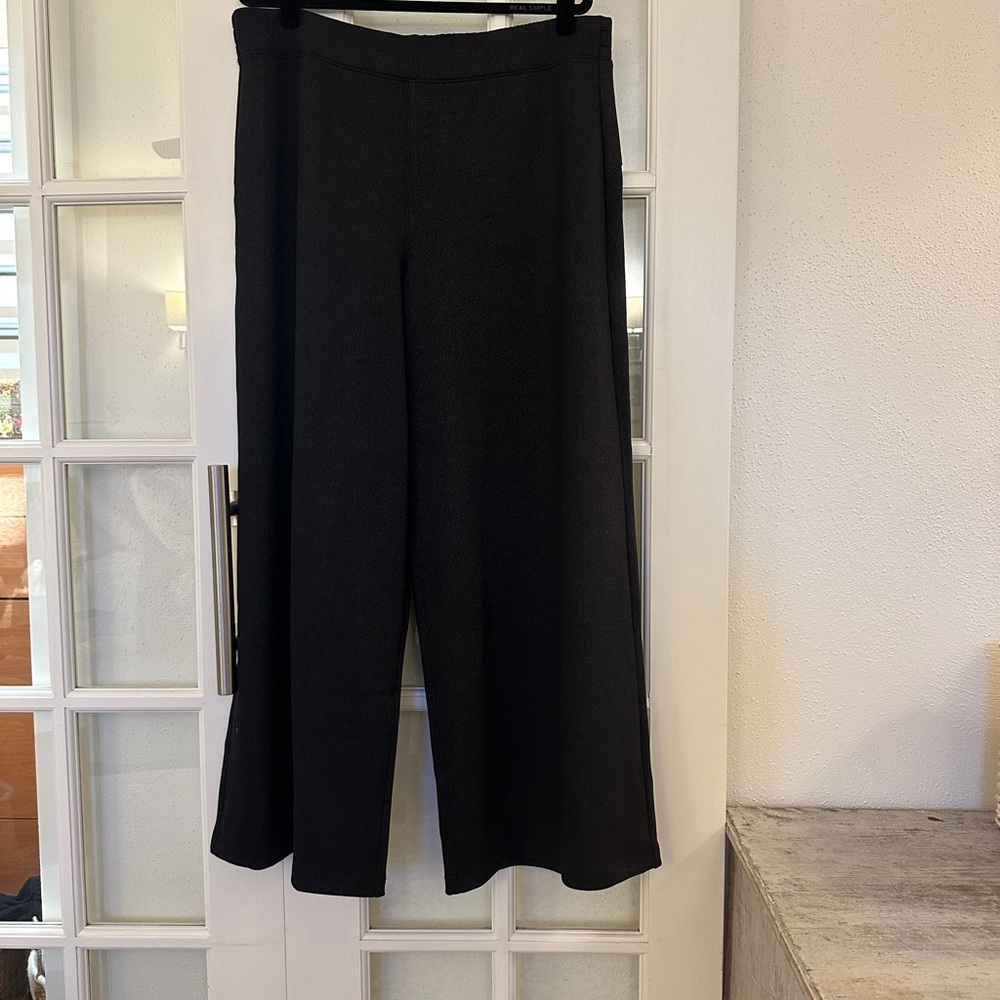 SPANX Black Wide Leg Women's Pants